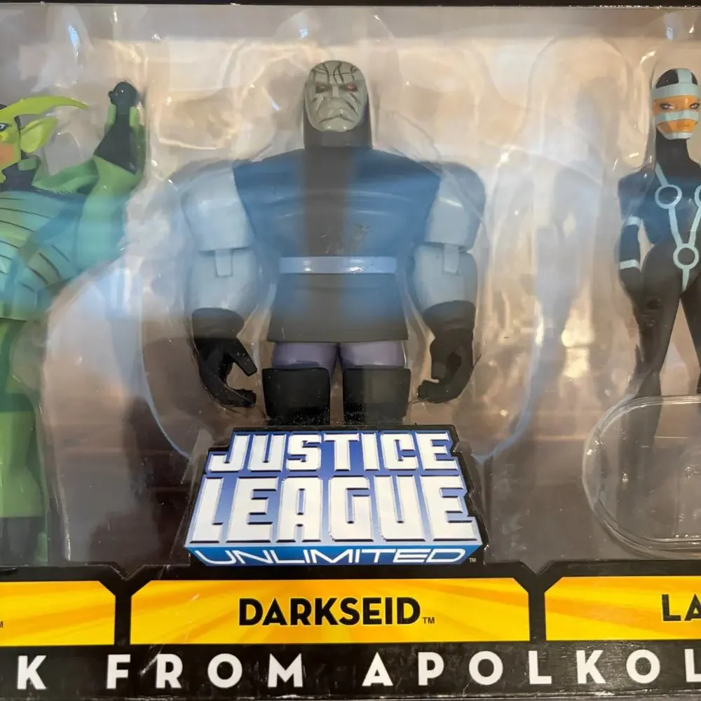 Justice League Unlimited Attack from Apokolips Figure Set Darkseid Lashina BOX